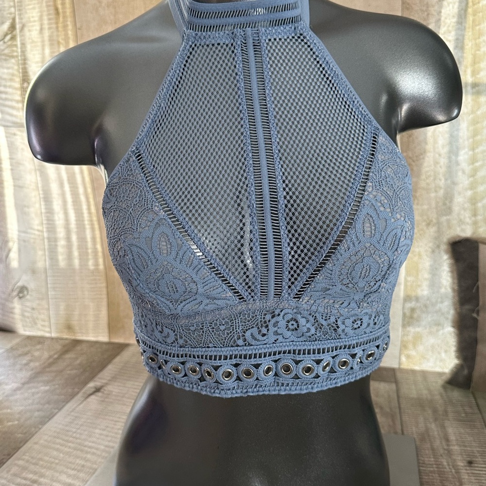 NWOT Victoria's Secret Blue Lace Bandeau